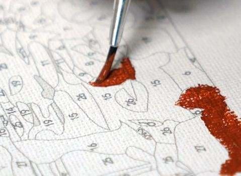 HOW TO PAINT BY NUMBERS!
