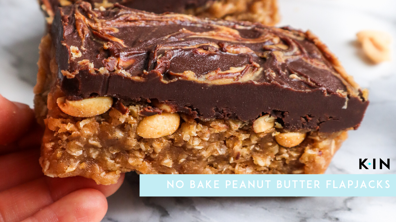 Kin Nutrition No Bake Peanut Butter Flapjacks