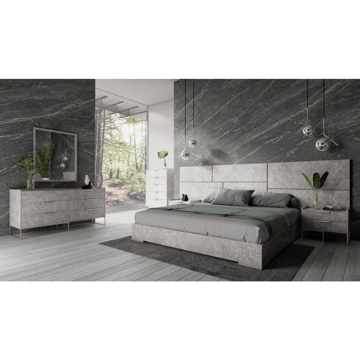 Bedroom Set Modern Grey Bedroom Set Gkw Retail