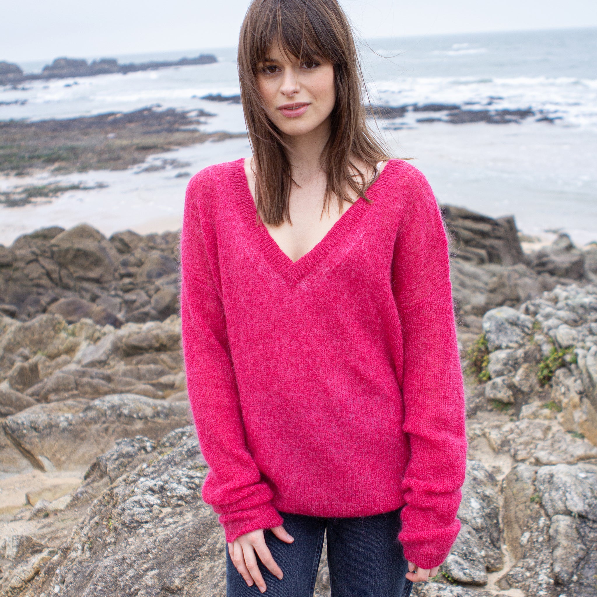 Pull Jensen Rose Fuchsia Edonny