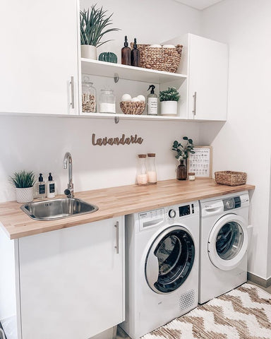 17 Simple Ideas For A Small Laundry Room Quiet Woods Creations