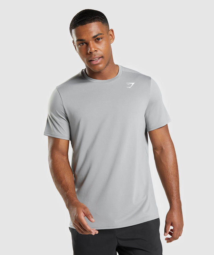 Gymshark Arrival Regular Fit T Shirt Smokey Grey Gymshark