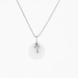 Collier Ceramique 10 Mm Et Lettre