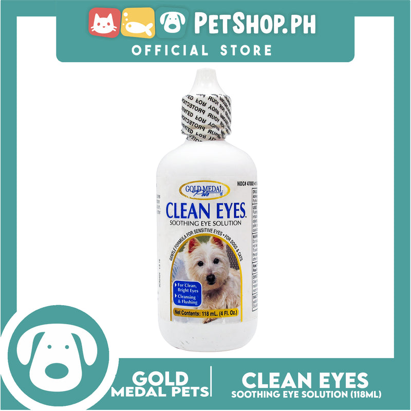 Gold Medal Pets Clean Eyes 118ml Petshop Ph