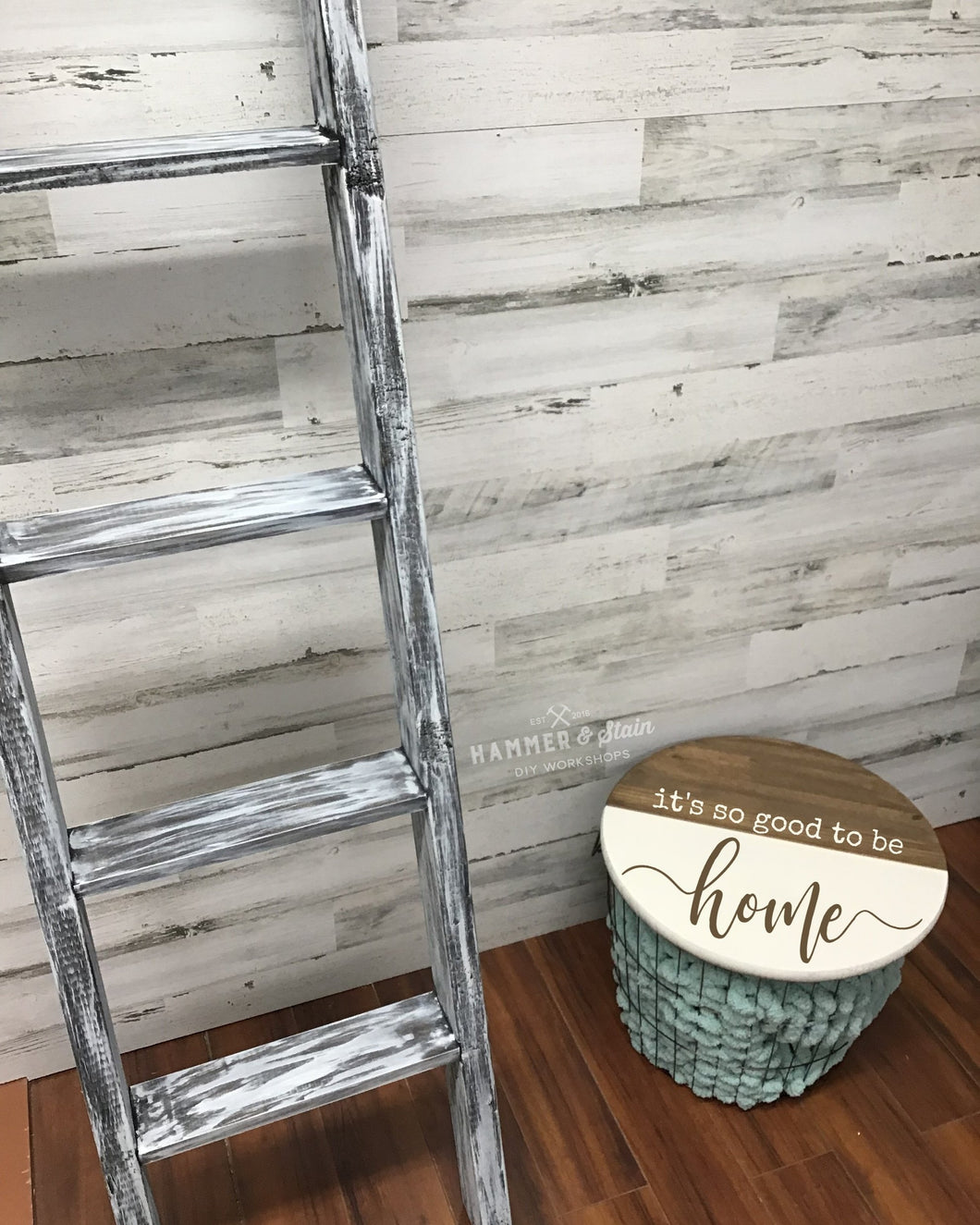 02 02 2020 Rustic Blanket Ladders Blanket Storage Baskets 10am Hammer And Stain Cape Cod