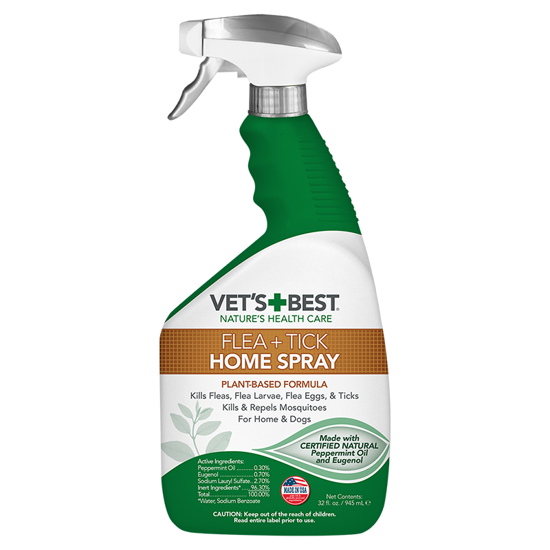 Vet S Best Natural Flea Tick Home Spray 32 Fl Oz Pet Depot