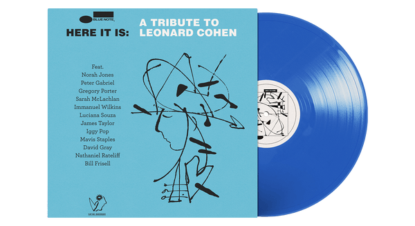 Vinyl Various Artists Here It Is A Tribute To Leonard Cohen Blue Colour Vinyl The Record Hub