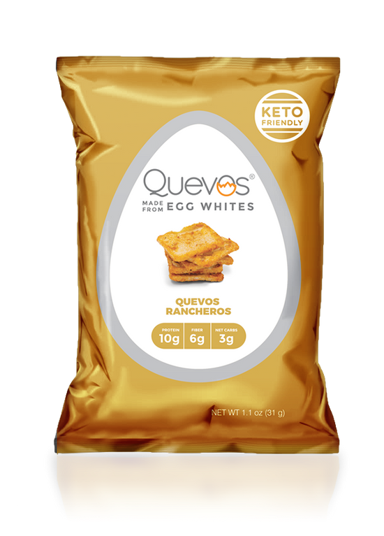 Quevos Rancheros Keto Egg White Chips