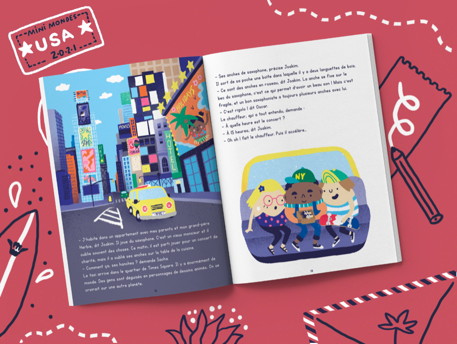 Les Mini Mondes Carnet De Voyage Etats Unis Les Ethiquetes