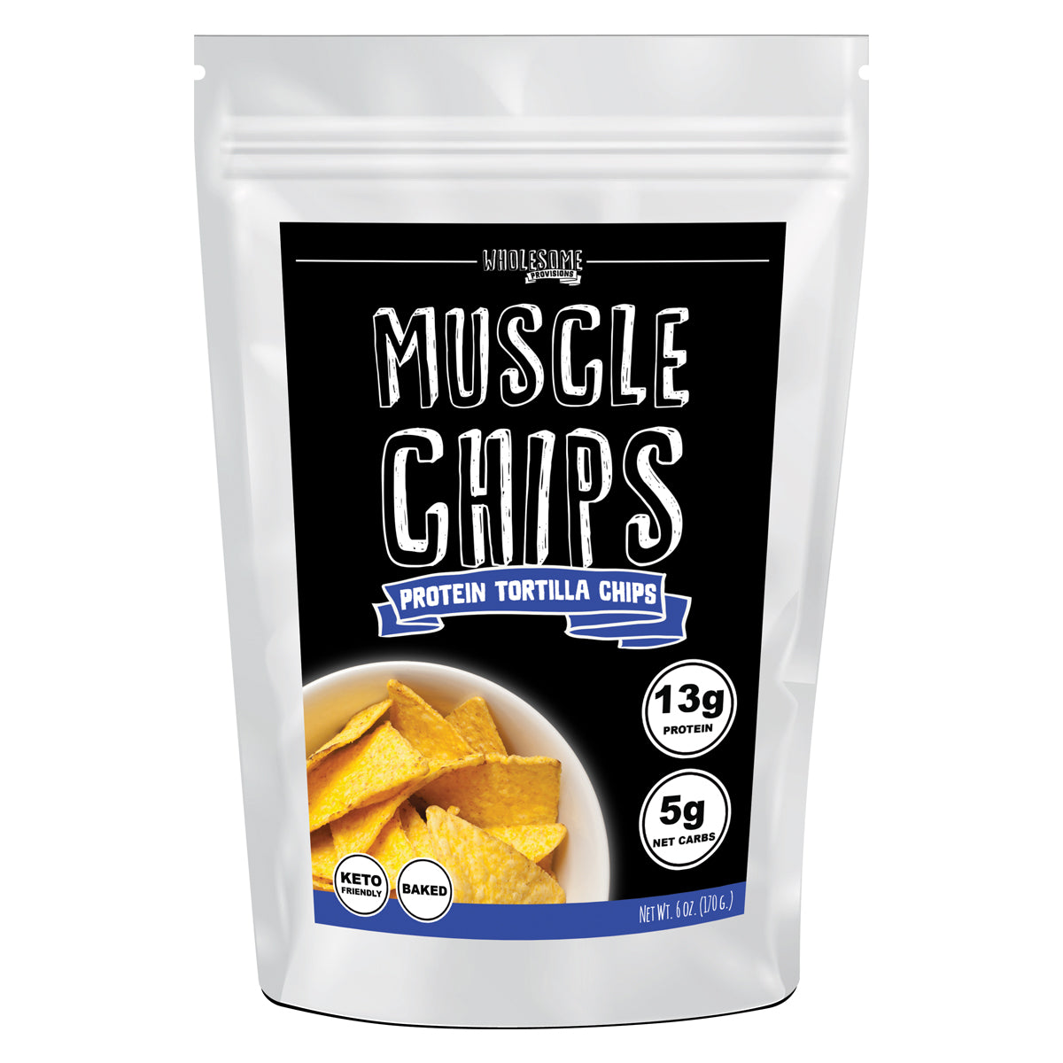 Protein Chips Low Carb Tortilla Muscle Chips Keto Chips Baked Wholesome Provisions