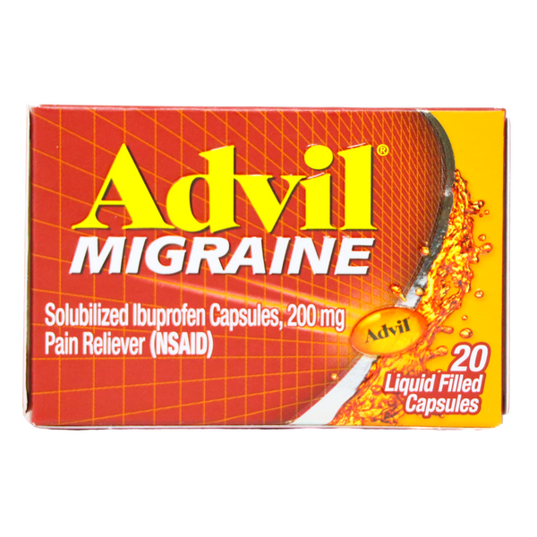 Advil Migraine 20 Liquid Filled 200 Mg Farmacia Las Colinas Online