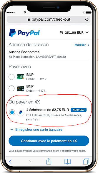 Payez En 4x Sans Frais Avec Paypal Denise