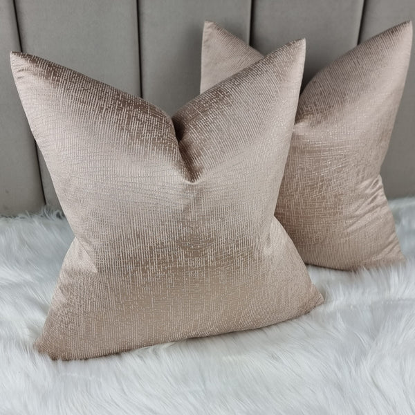 rose gold cushion covers