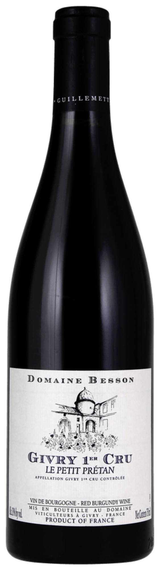 Domaine Besson Givry 1er Cru Le Petit Pretan 2019 Arrowine Cheese