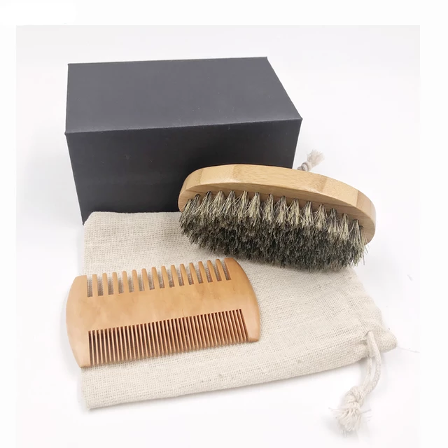 Ensemble Brosse Et Peigne Homme Gravure Ademir