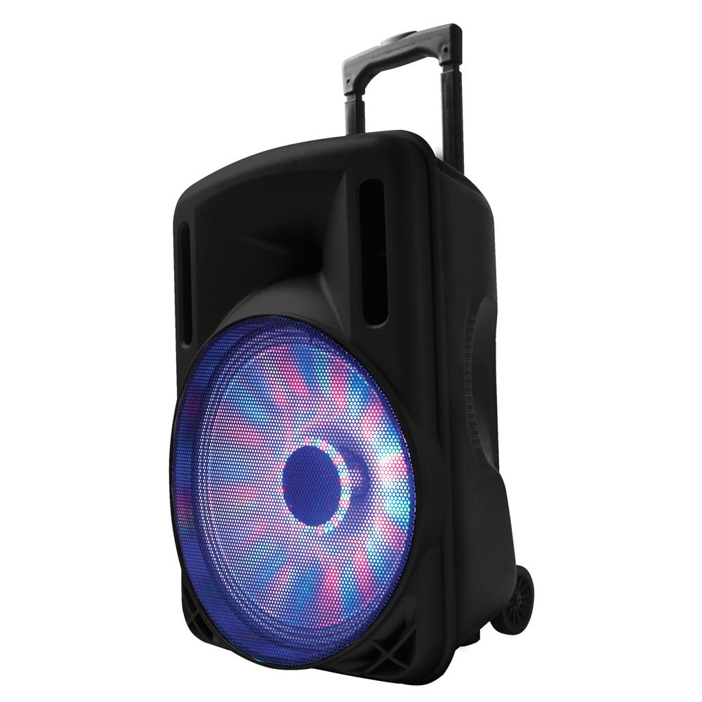 Iq Sound Iq3212djbtblk 500 Watt Bluetooth Dj Speaker With Led Lights Amazing Electronics