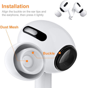 Replacement Ear Tips For Airpods Pro Silicon Ear Buds With Portable New Bee