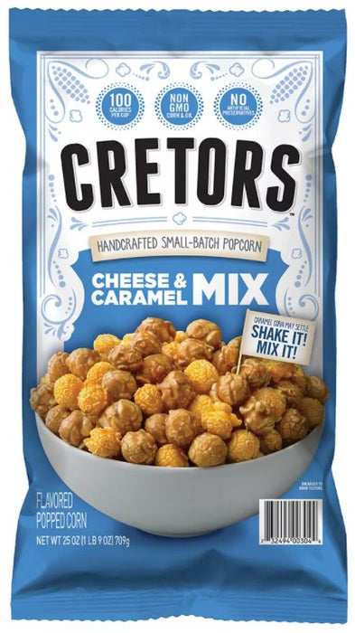 Cretors Cheese Caramel Mix Popcorn 25 Oz Goisco Com