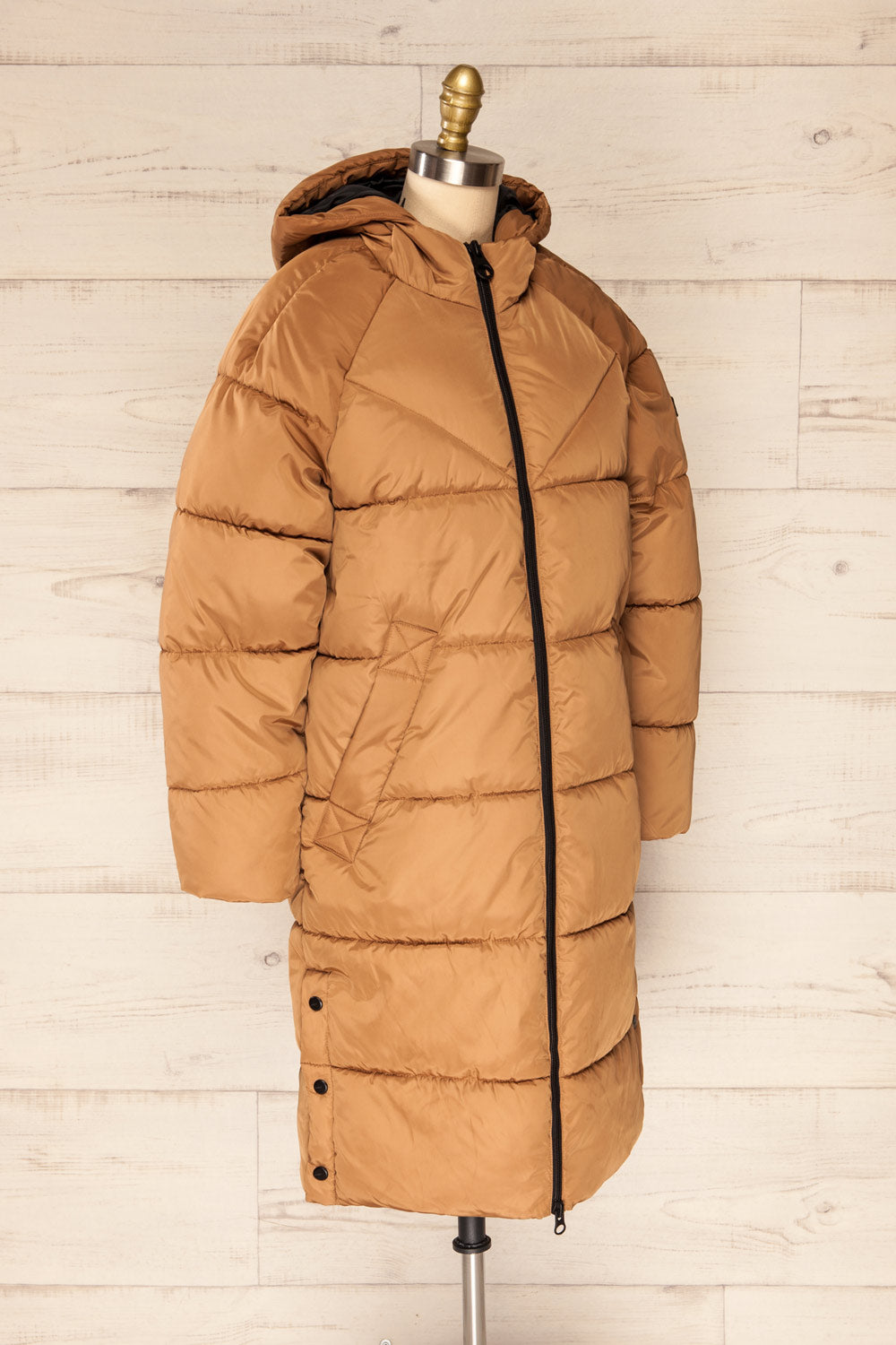 Helens Mid Length Puffer Coat W Side Pockets La Petite Garconne