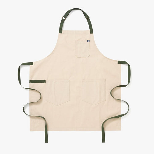 Sage White Apron