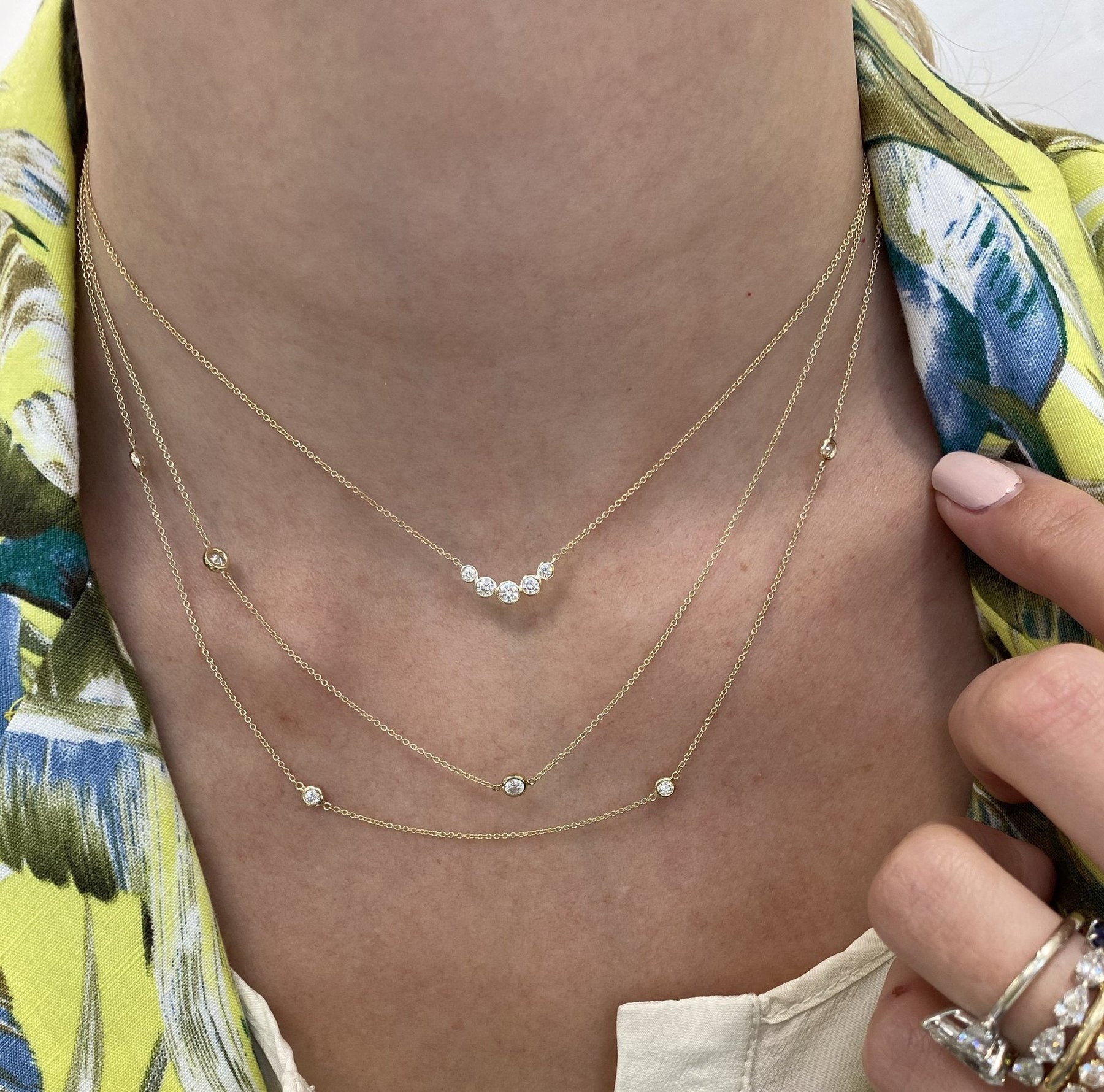 Diamonds By The Yard Necklace Lindsey Leigh Jewelry