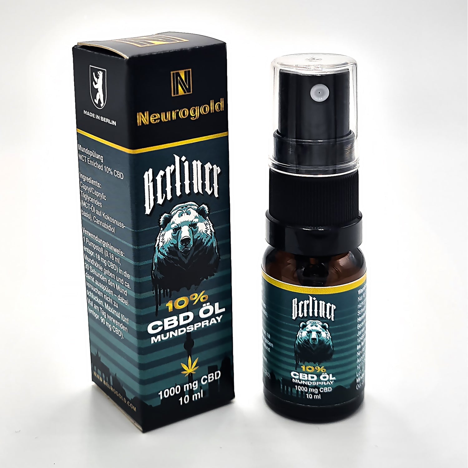 Berliner Vollspektrum 10 Cbd Ol Mundspray 10ml