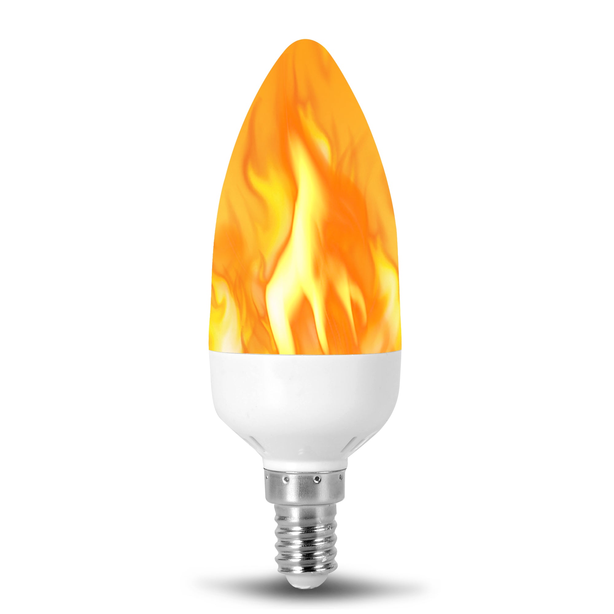 Flame Effect Chandelier Led Fire Candle Light Bulb Flaming Flicker E12 12vmonster Lighting