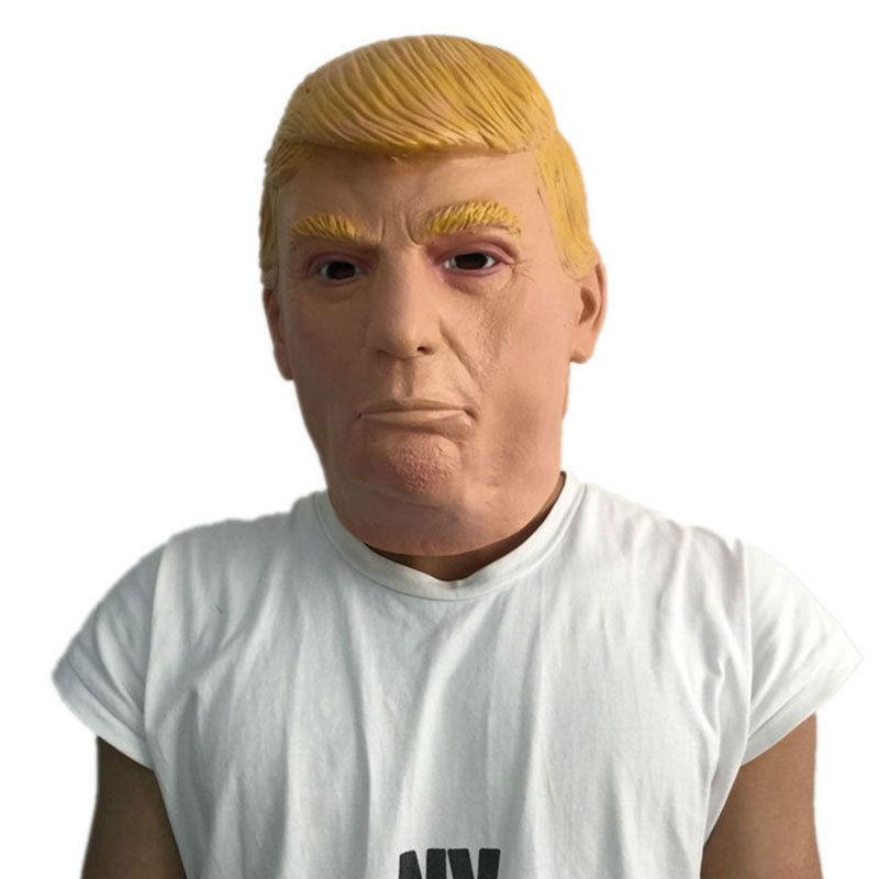 Donald Trump Mask Latex Overhead President Masks Disguises Costumes Hire Sales
