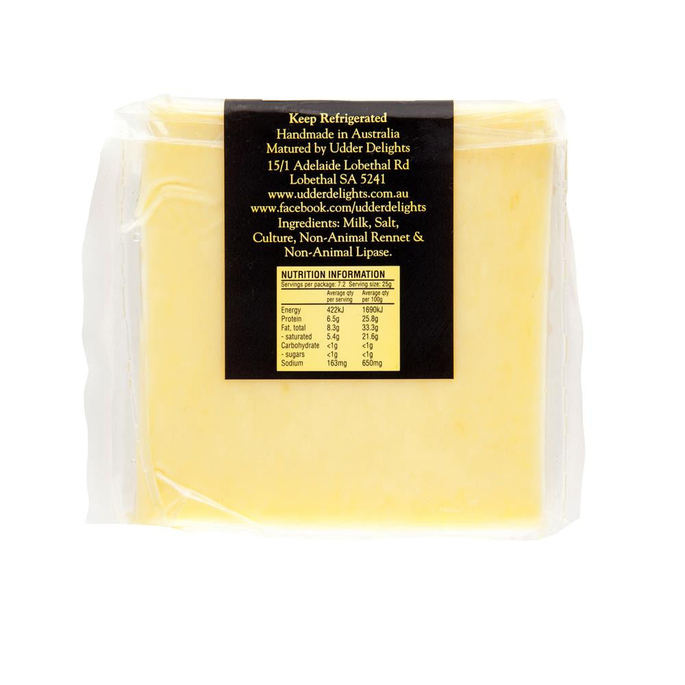Buy Udder Delights Mature Cheddar From Harris Farm Online Harris Farm Markets