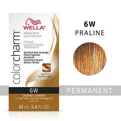 Wella Color Charm Liquid Permanent Hair Color 6w Praline Beans Beauty