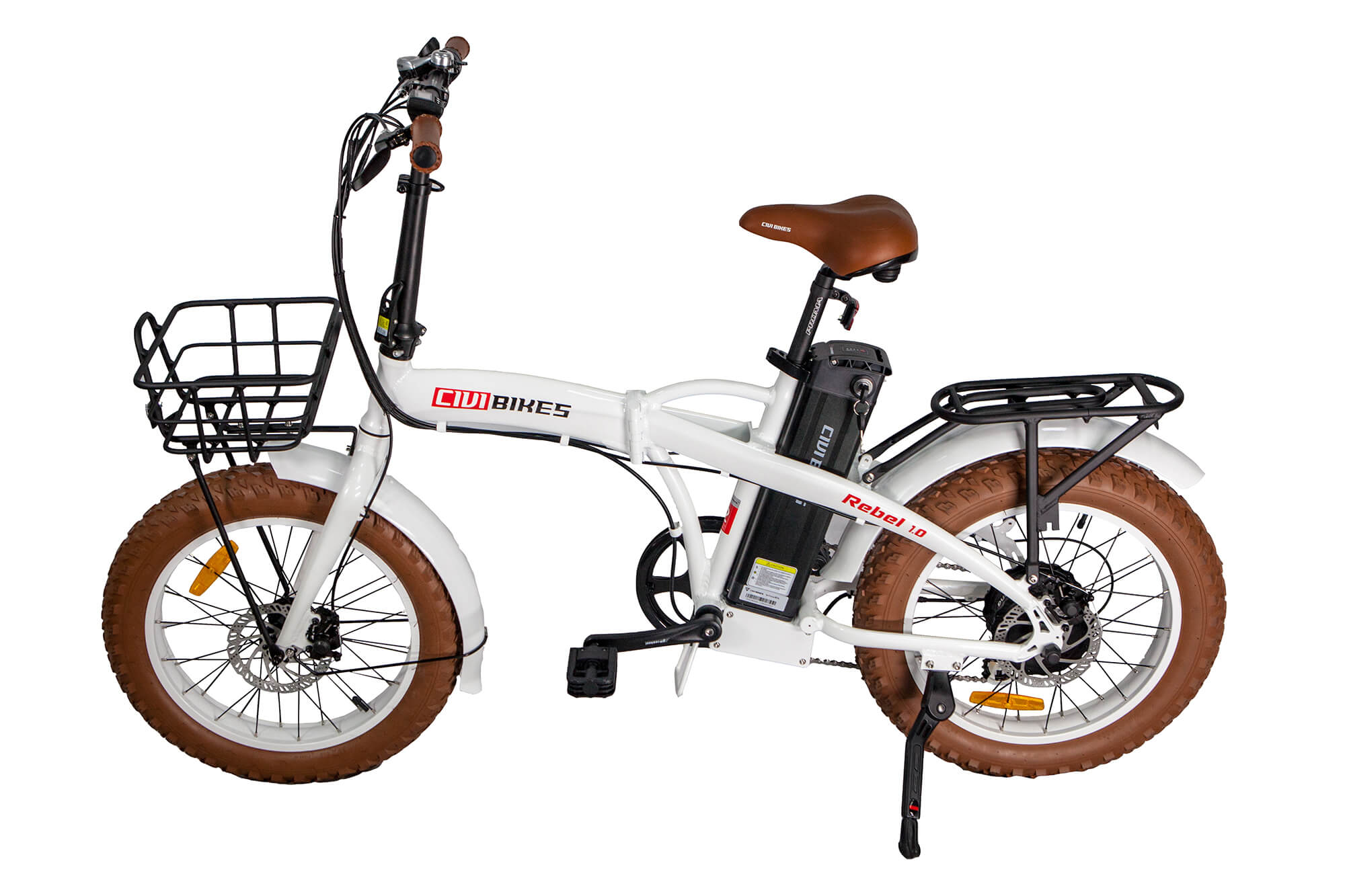 Civi Bikes Revi Bikes Rebel 1 0 Fat Tire Folding Electric Bike Ebikevault