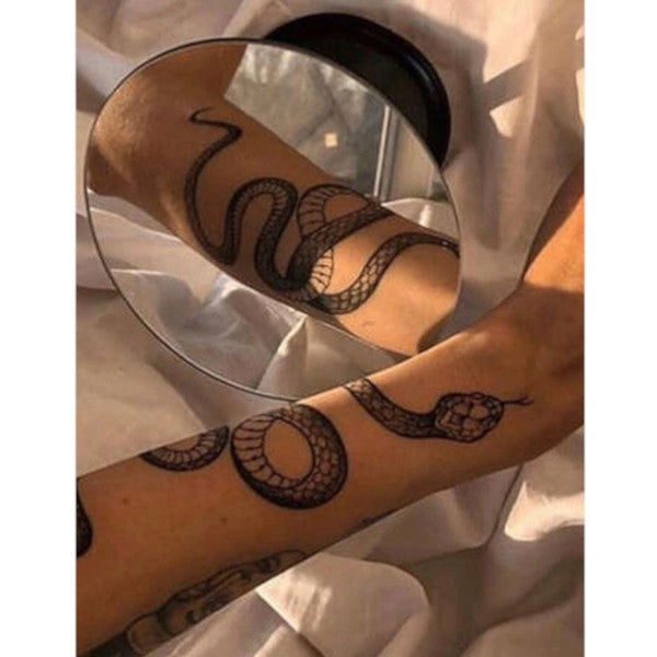 Tatouage Ephemere Femme Homme Serpent Bras Dos Jambe Epaule Mollet Tatouage Fmr