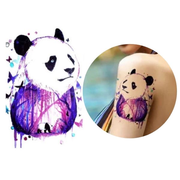 Tatouage Panda Femme Tatouage Ephemere Petit Panda