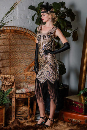 1920s Robe Retro Stage France