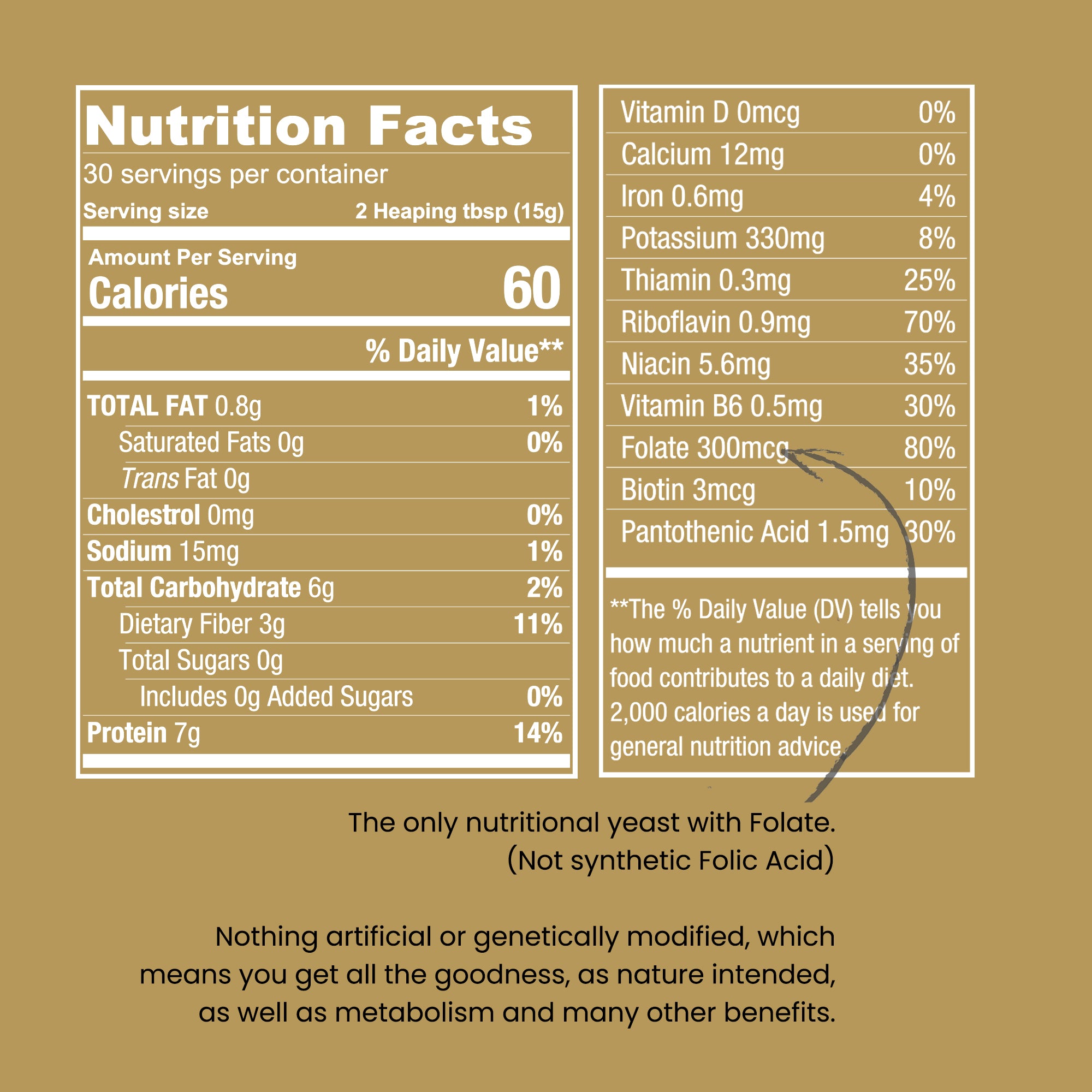 Vegan Nutritional Yeast Flakes 1 Lb Lewis Labs