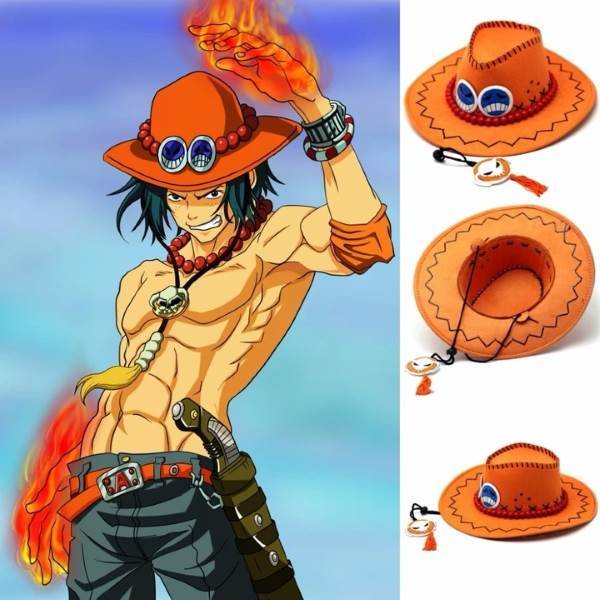 Chapeau Ace Onepiece Sekai