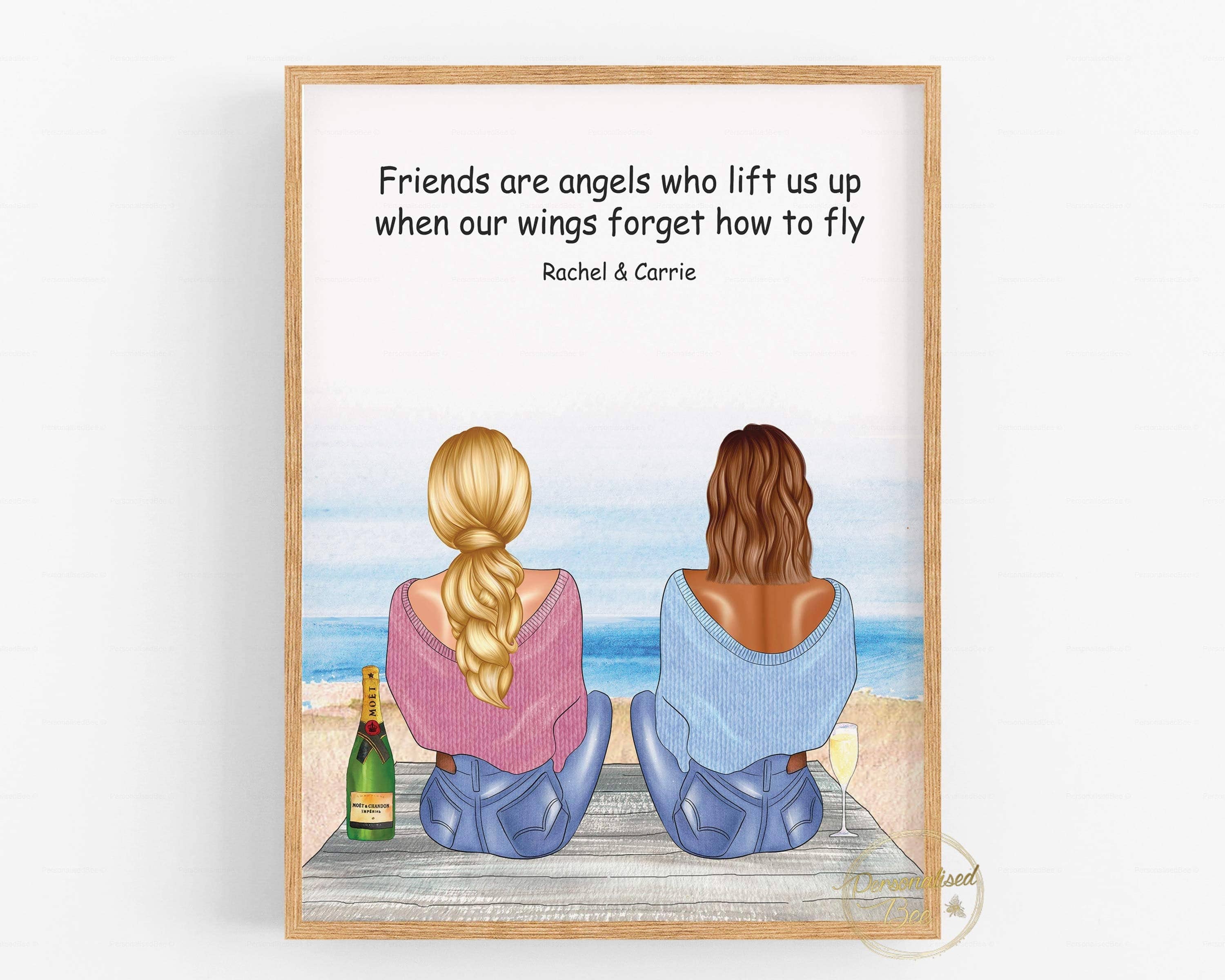 Birthday Gift For Her Sister Gifts Best Friend Print Best Friend Gifts Personalisedbee
