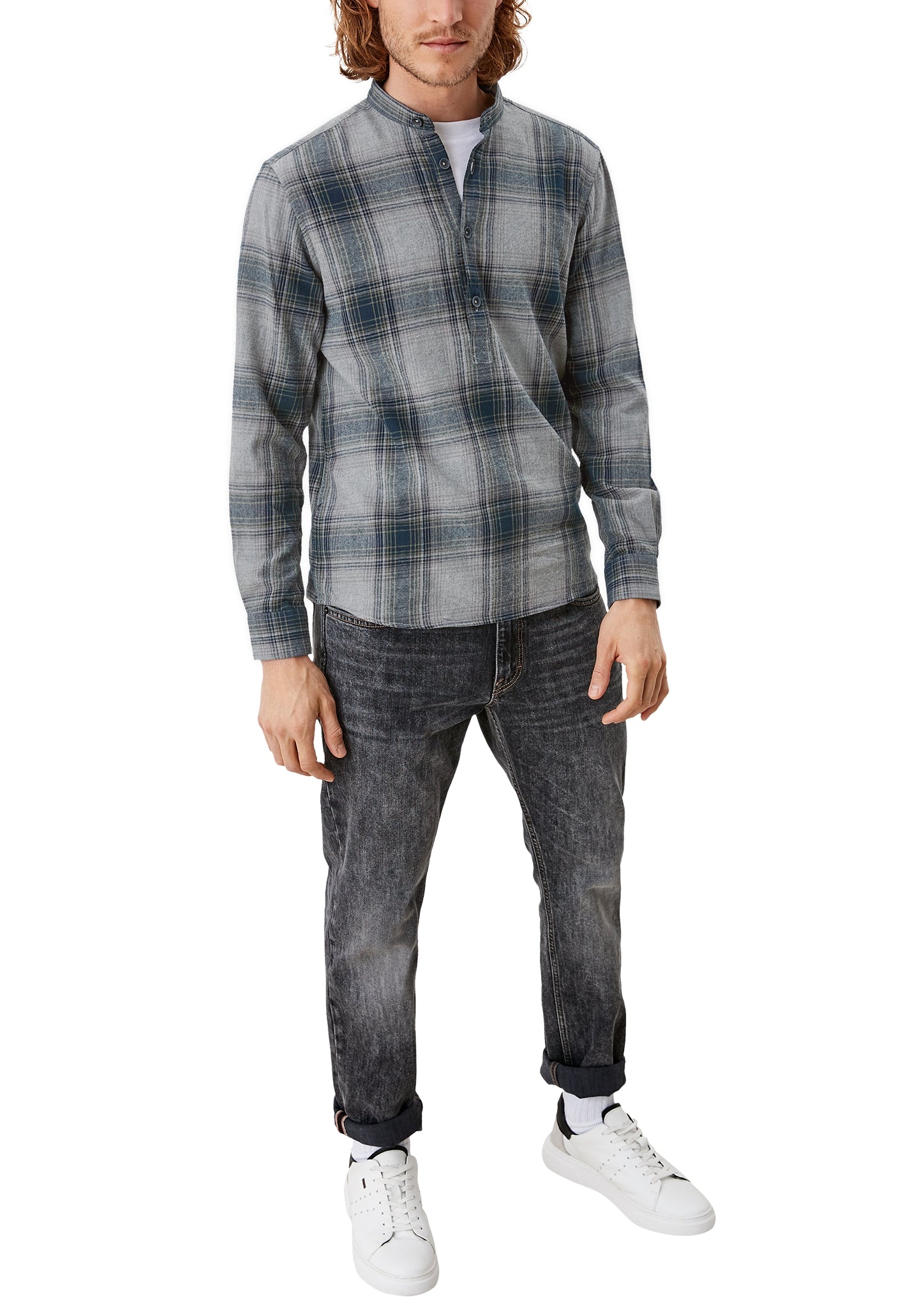 S Oliver Herren Flanell Hemd Modehaus Arz