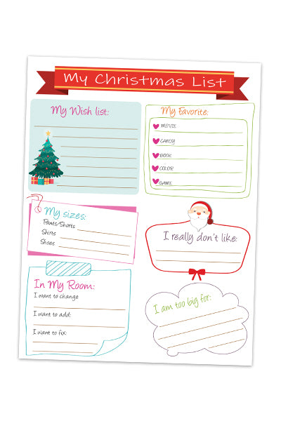 My Christmas List For Teens Freebie Finding Mom