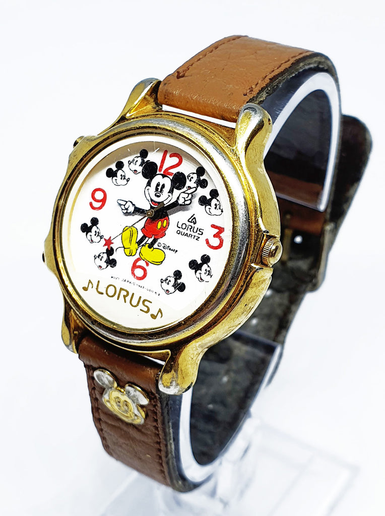 Lorus Musical Mickey Mouse Watches Rare Disney Watch Collection Vintage Radar