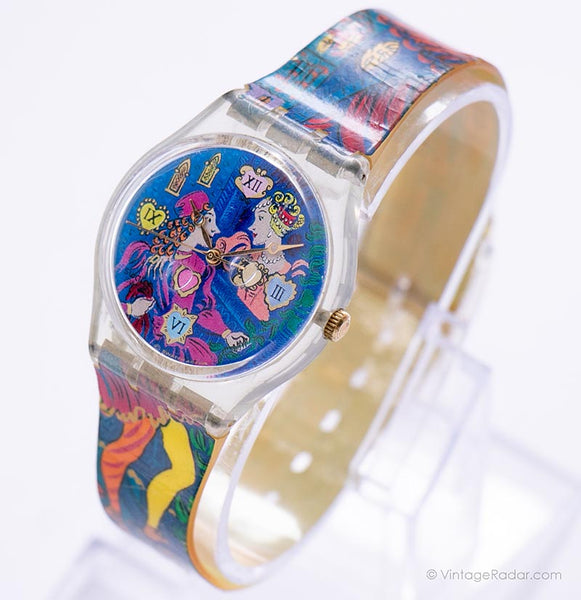 1996 Romeo And Juliet Gn162 Vintage Swatch Watch Originals Gent Vintage Radar
