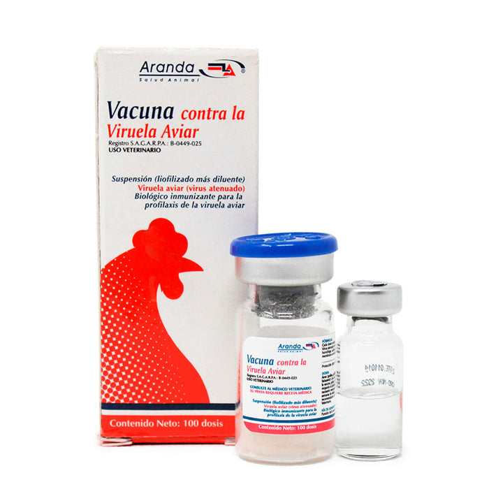 Vacuna Contra La Viruela Aviar Aranda Tienda