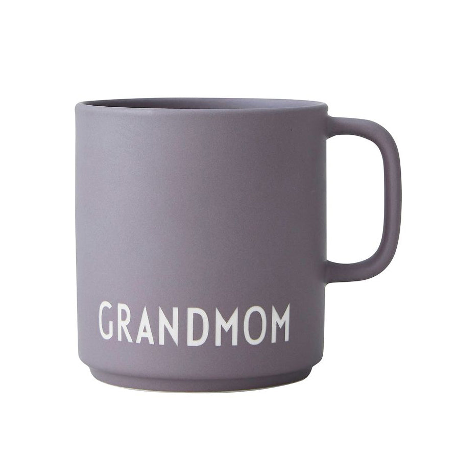Design Letters Favourite Cups Handvat Grandmom De Gele Flamingo
