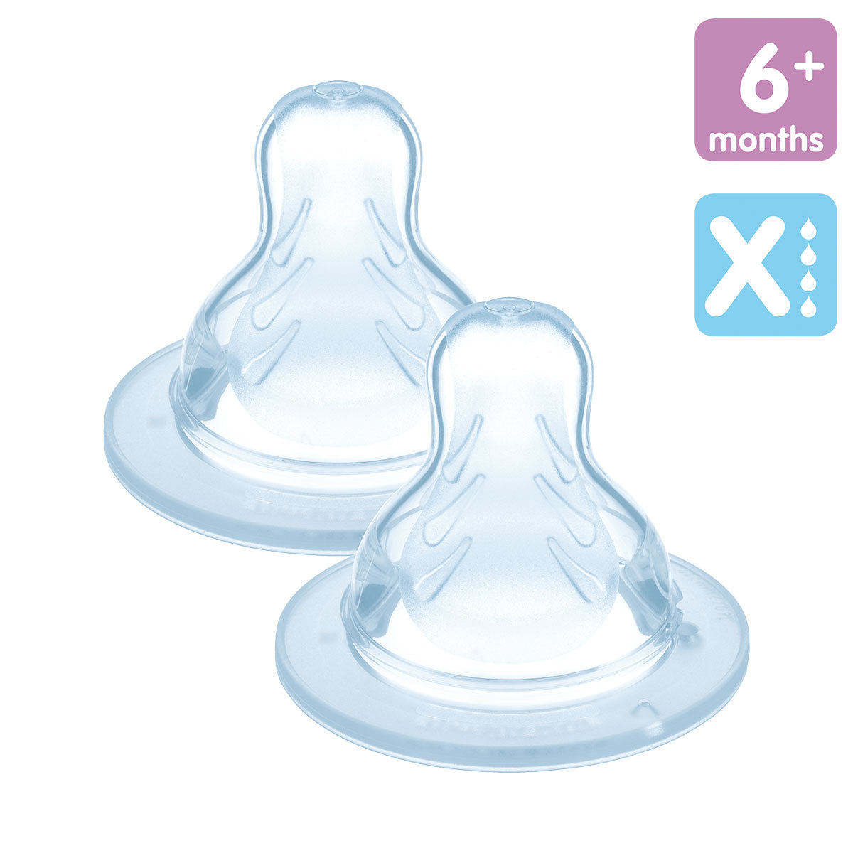 Buy Mam Silicone Cross Cut Teat 6 Months 2 Pack Mam Uk