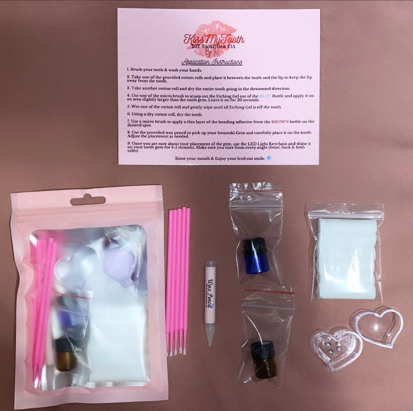 Kissmytooth Kmt Diy Tooth Gem Kit Amiribeautybar