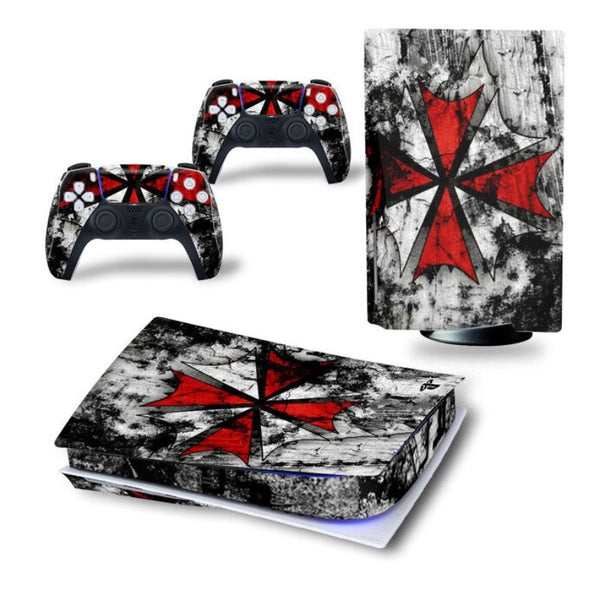 Playstation 5 Ps5 Disc Version Vinyl Sticker Skin Cover To Video Game Supply