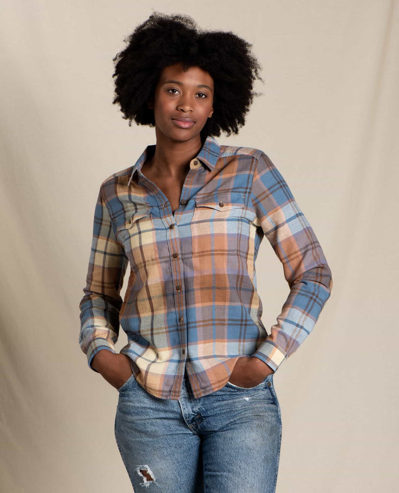 Women S Re Form Flannel Shirt 100 Recycled Fiber Flannel By Toad Co