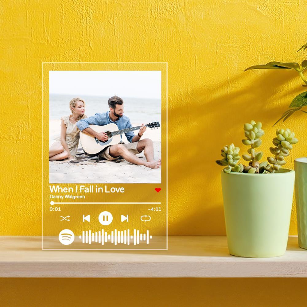 Plaque Personnalisee De Musique A Spotify Code Plaque De Verre Spotify Mug Personnalise