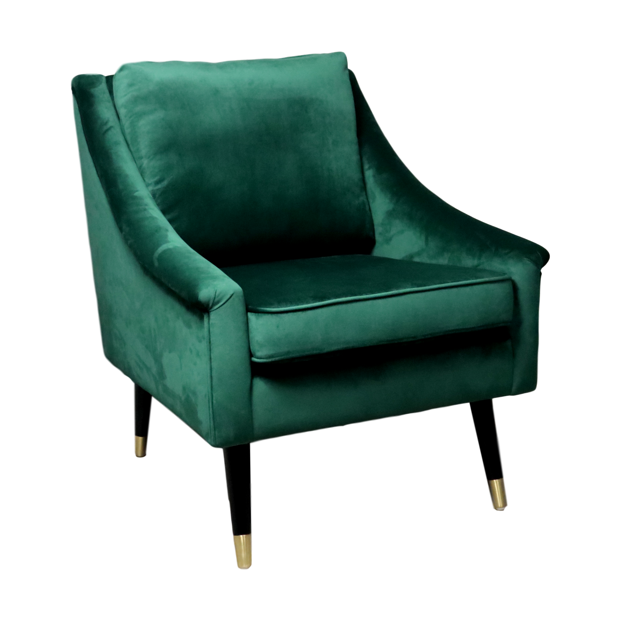 Green Velvet Armchair