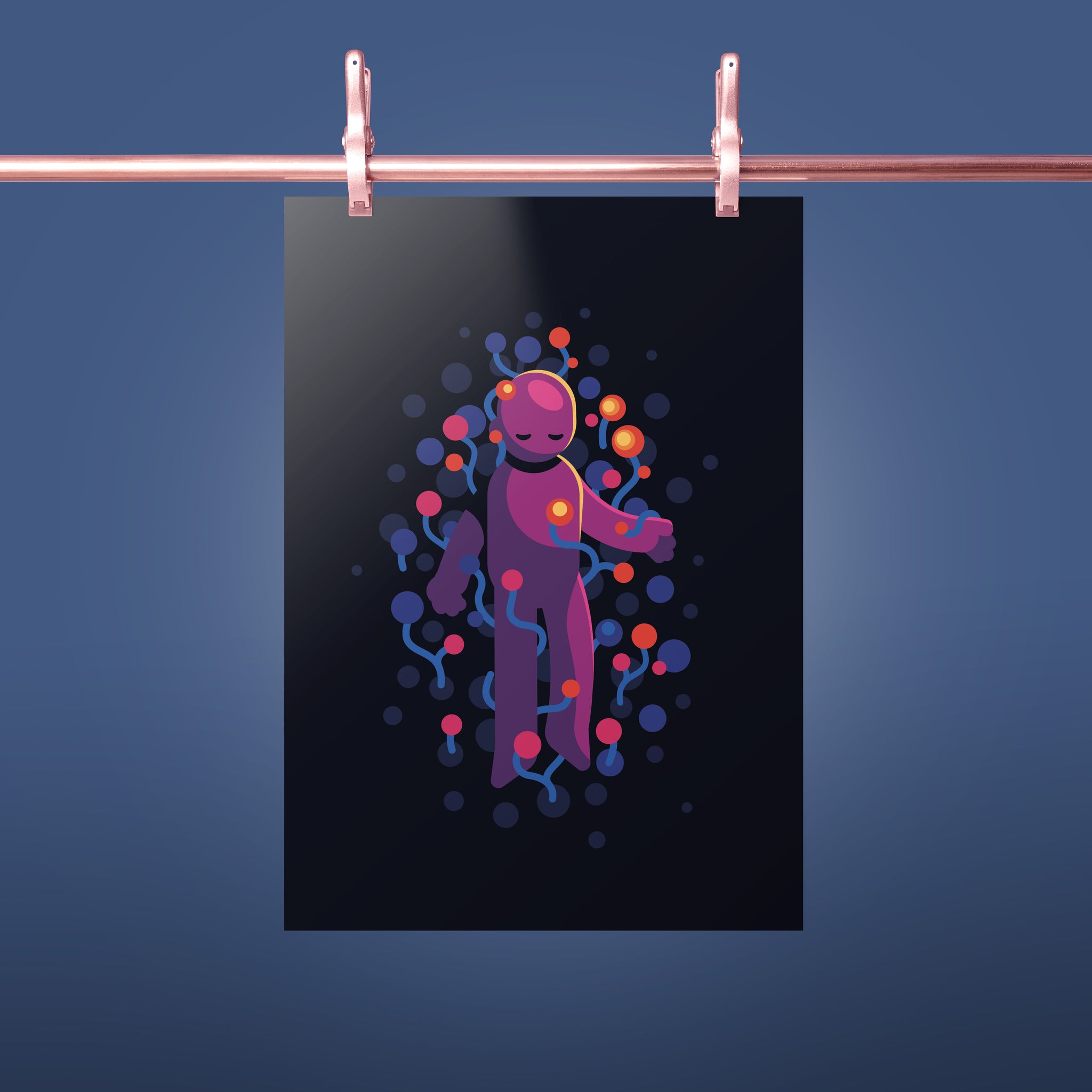 Kurzgesagt Space Wallpaper